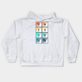 Greensburg City  | Periodic Table Kids Hoodie